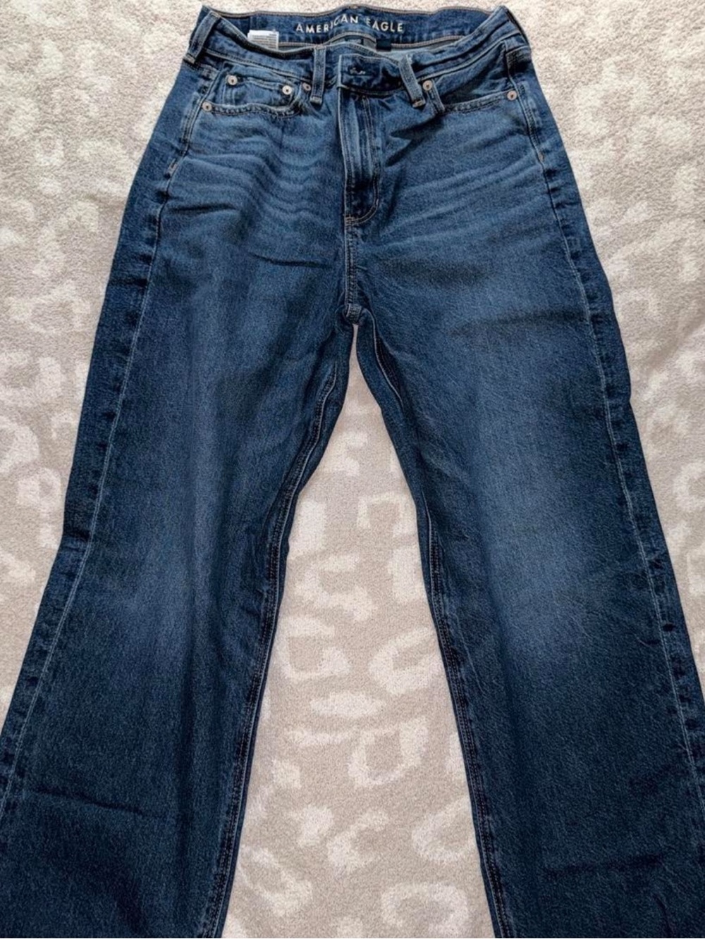 American Eagle Outfitters Indigo Straight-Leg Jeans